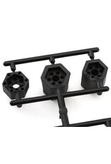 UPGRADE RC UPG-10005 LOW-PRO BELTED STREET RADIALS 2.8" PRE-MOUNTED ON-ROAD TIRES W/5-STAR WHEELS (2) (17MM/14MM/12MM HEX)