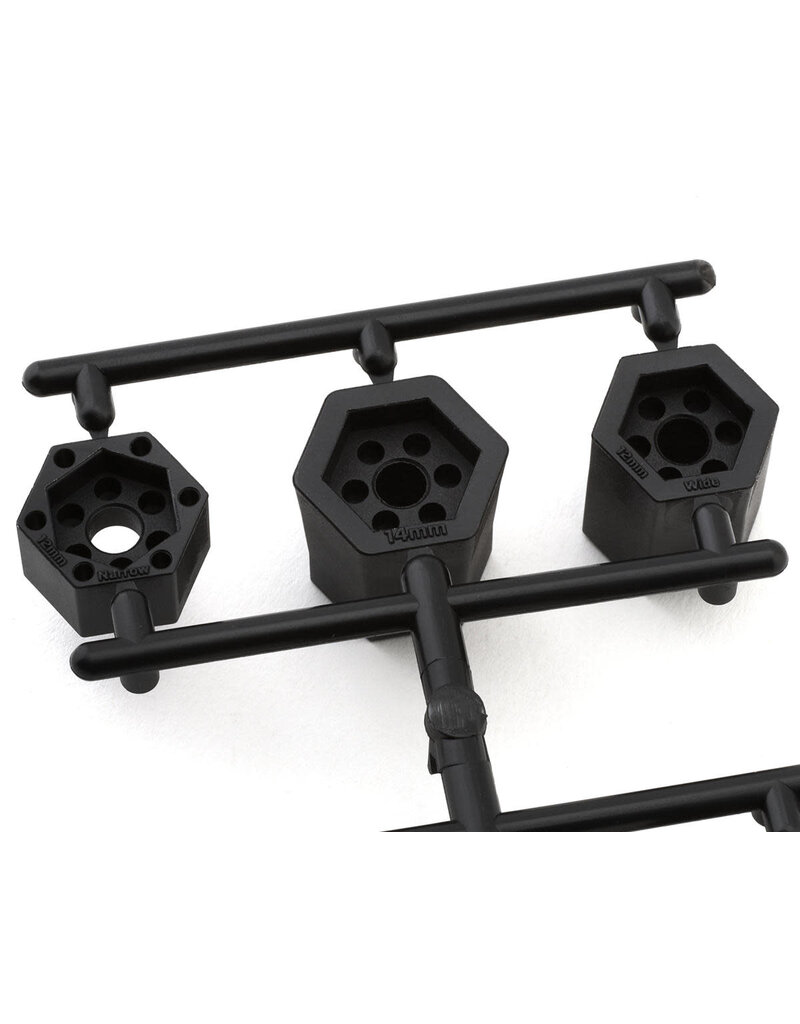 UPGRADE RC UPG-10005 LOW-PRO BELTED STREET RADIALS 2.8" PRE-MOUNTED ON-ROAD TIRES W/5-STAR WHEELS (2) (17MM/14MM/12MM HEX)