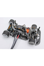 REFLEX RACING REF RRE016 2MM BULLET PLUG CHARGING CABLE-BLACK AND SILVER