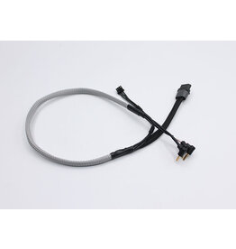 REFLEX RACING REFRRE017 2MM BULLET PLUG CHARGING CABLE-GREY