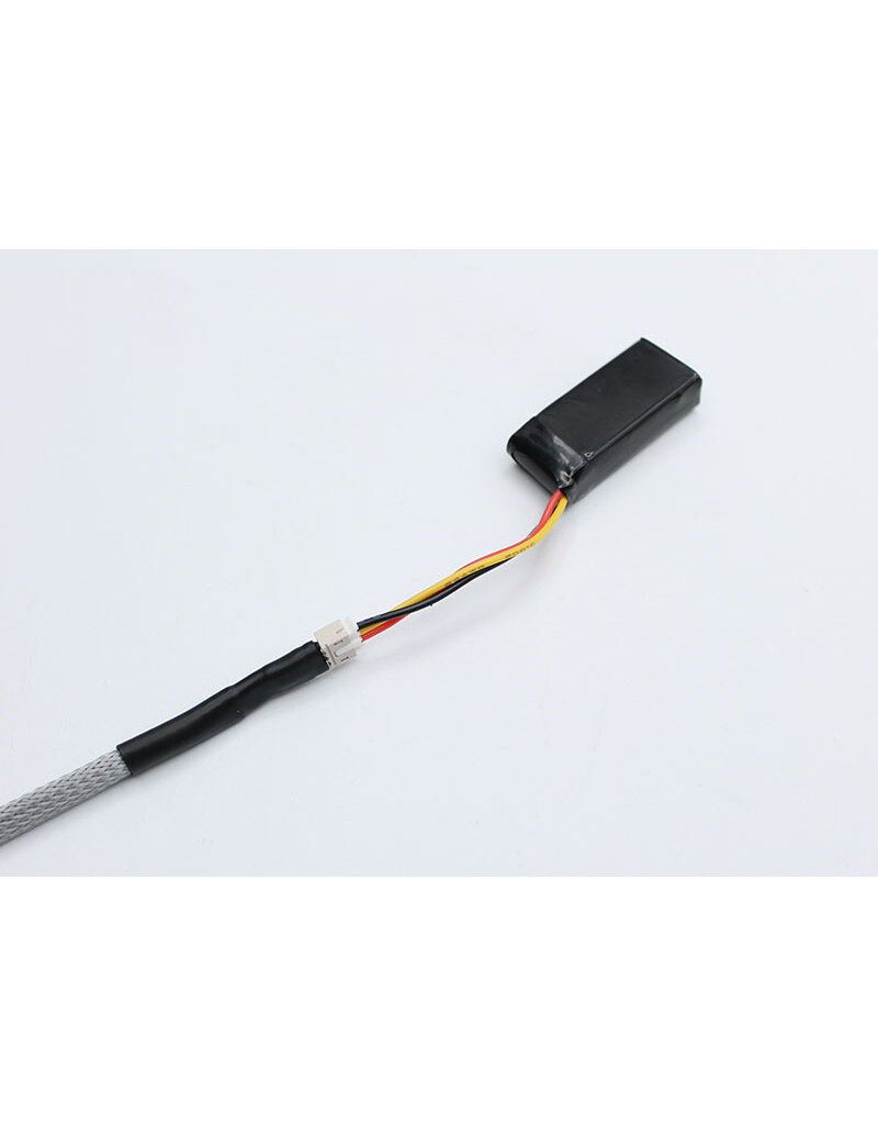 REFLEX RACING REF RRE020 JST 2.0 PH 3 PIN CHARGING PLUG CABLE-BLACK AND SILVER