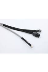 REFLEX RACING REFRRE020 JST 2.0 PH 3 PIN CHARGING PLUG CABLE-BLACK AND SILVER