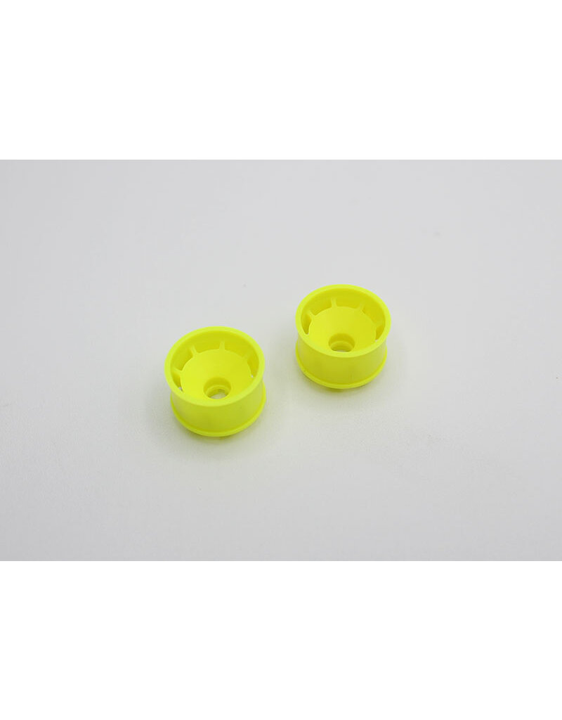REFLEX RACING REF RX600R3Y SPEED DISH WHEEL REAR 11MM WHEELS 3MM OFFSET: YELLOW (2)