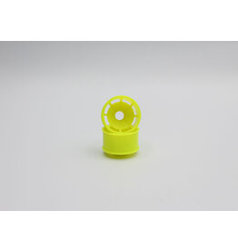 REFLEX RACING REF RX600R3Y SPEED DISH WHEEL REAR 11MM WHEELS 3MM OFFSET: YELLOW (2)