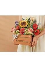 ROBOTIME ROETW02H 	ROBOTIME WOODEN FLOWER BOX - WOOD BLOOM CRAFT