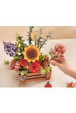 ROBOTIME ROETW02H 	ROBOTIME WOODEN FLOWER BOX - WOOD BLOOM CRAFT