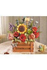 ROBOTIME ROETW02H 	ROBOTIME WOODEN FLOWER BOX - WOOD BLOOM CRAFT