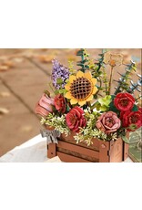 ROBOTIME ROETW02H 	ROBOTIME WOODEN FLOWER BOX - WOOD BLOOM CRAFT