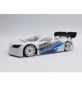 REFLEX RACING REF RX600R3W SPEED DISH WHEEL REAR 11MM WHEELS 3MM OFFSET: WHITE (2)