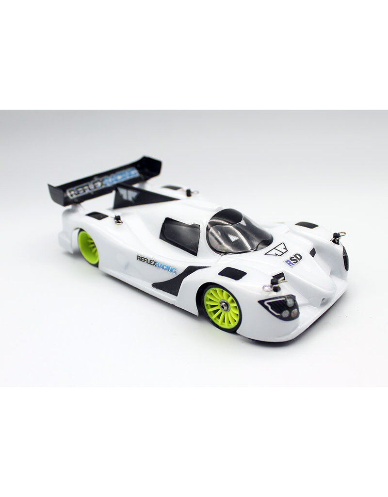 RADBODY RAD001 LUMPY LMP3 WITH FIN 1/28 LEXAN BODY: CLEAR