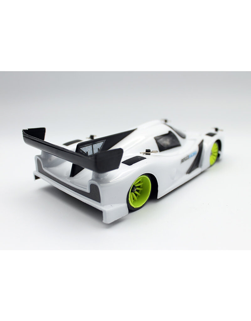 RADBODY REF RAD001 LUMPY LMP3 WITH FIN 1/28 LEXAN BODY: CLEAR