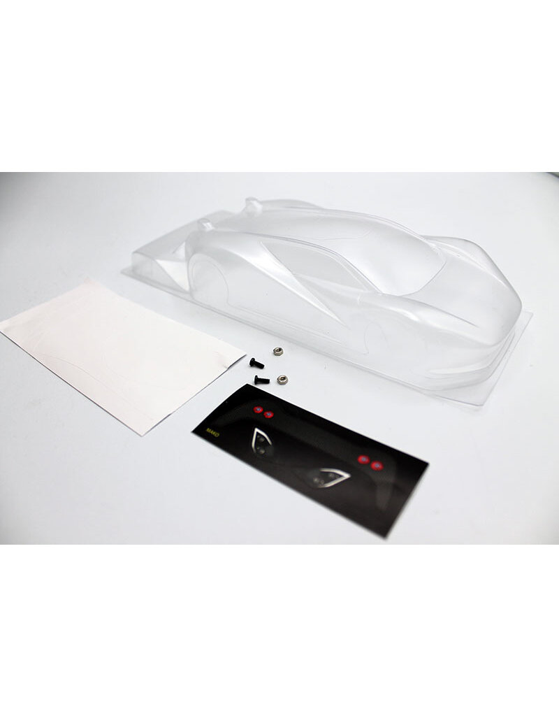 RADBODY REFRAD002 MAKO GT 1/28 SCALE LEXAN BODY CLEAR