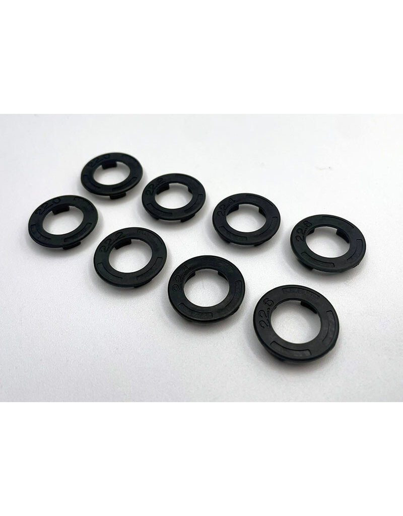 REFLEX RACING REFRX601B SPEED DISH SIDE WALL PLATE SET 22.0 22.2 22.4 22.6 BLACK