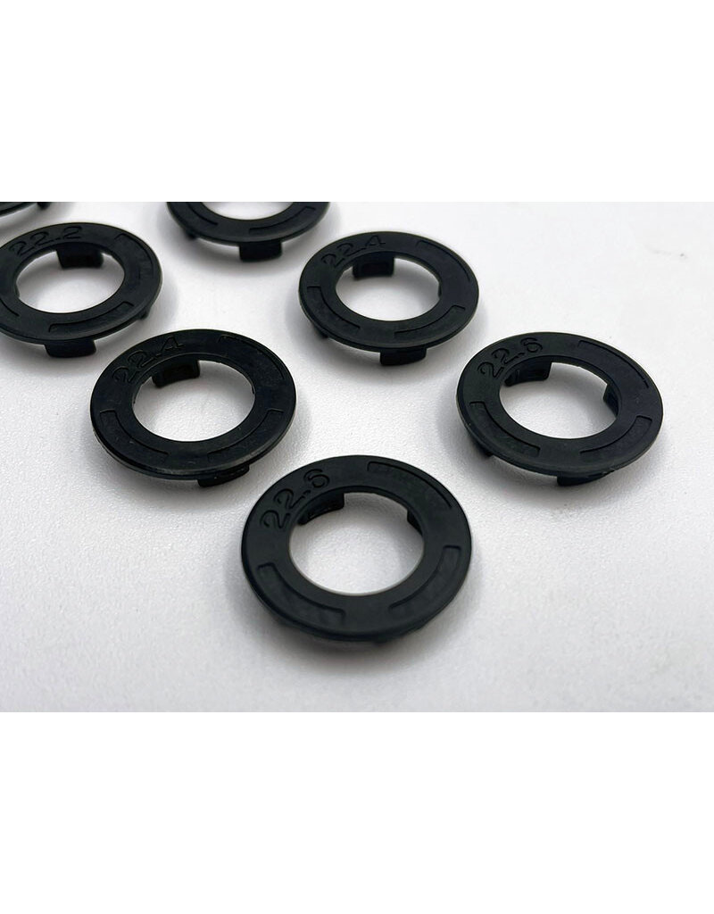 REFLEX RACING REF RX601G SPEED DISH SIDE WALL PLATE SET 22.0, 22.2, 22.4, 22.6: GRAY (8)