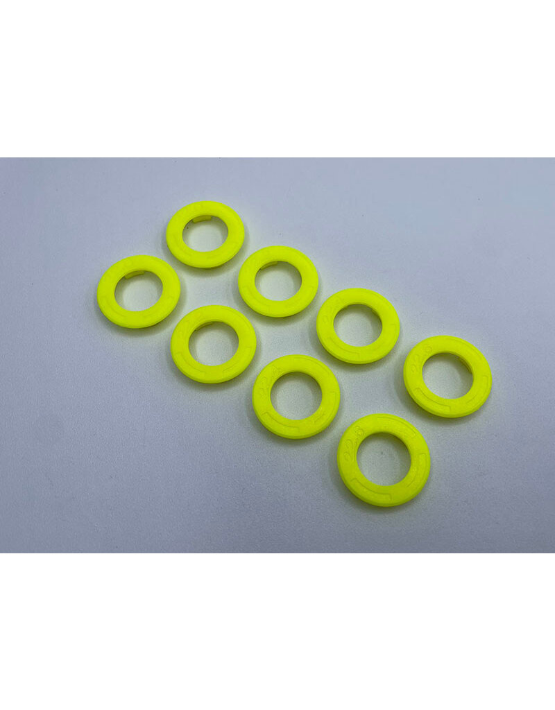 REFLEX RACING REFRX601Y  SPEED DISH SIDE WALL PLATE SET 22.0 22.2 22.4 22.6 YELLOW