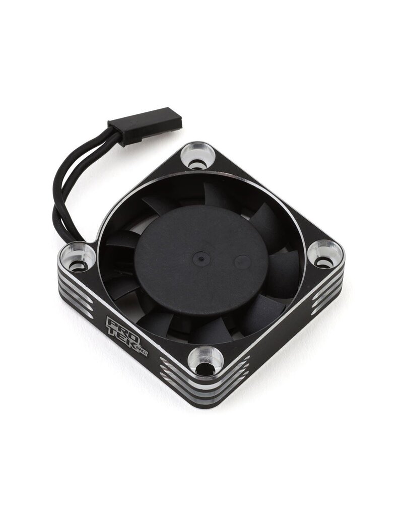 PROTEK RC PTK-2115 40X40X10MM ALUMINUM HIGH SPEED HV COOLING FAN (SILVER/BLACK)