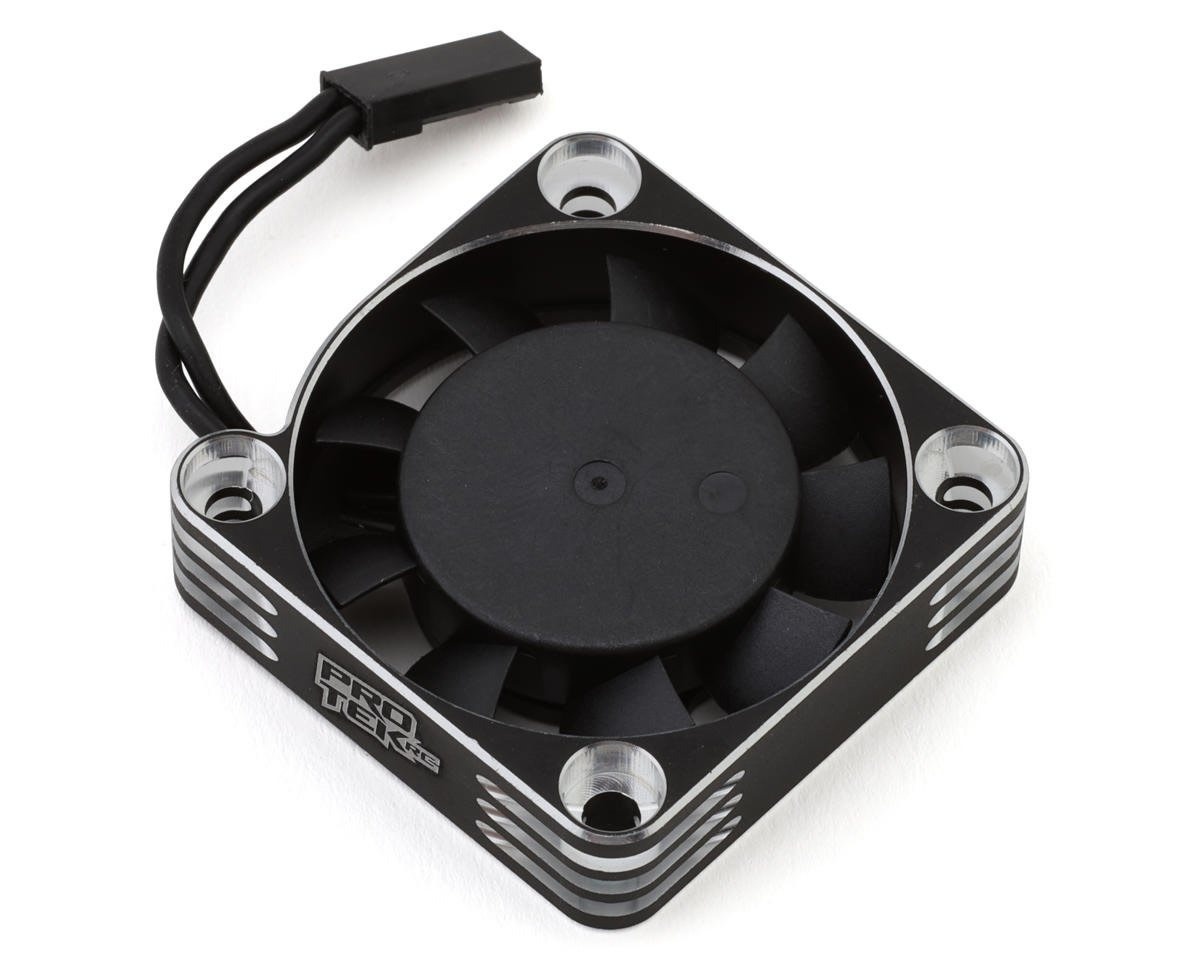 PTK-2115 40X40X10MM ALUMINUM HIGH SPEED HV COOLING FAN (SILVER/BLACK)