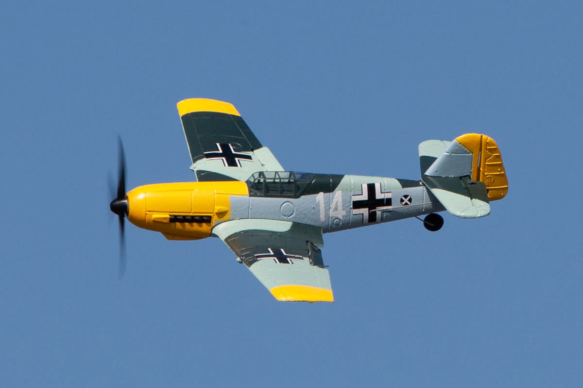 RGRA1304V2 MESSERSCHMITT BF 109 MICRO RTF AIRPLANE WITH PASS (PILOT ASSIST STABILITY SOFTWARE) SYSTEM