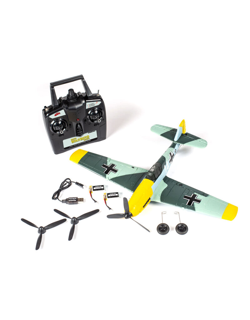 RAGE RC RGRA1304V2 MESSERSCHMITT BF 109 MICRO RTF AIRPLANE WITH PASS (PILOT ASSIST STABILITY SOFTWARE) SYSTEM