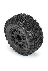 PROLINE RACING PRO1026210 AZTEK SC 2.2"/3.0" M2 (MEDIUM) TIRES MOUNTED ON RAID BLACK 6X30 REMOVABLE HEX (12MM & 14MM) SC WHEELS FOR SLASH® 2WD, SLASH® 4X4, PROTRAC™ & SENTON™ 4X4 FRONT OR REAR