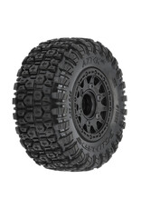 PROLINE RACING PRO1026210 AZTEK SC 2.2"/3.0" M2 (MEDIUM) TIRES MOUNTED ON RAID BLACK 6X30 REMOVABLE HEX (12MM & 14MM) SC WHEELS FOR SLASH® 2WD, SLASH® 4X4, PROTRAC™ & SENTON™ 4X4 FRONT OR REAR