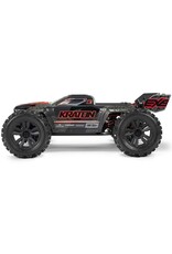 ARRMA ARA8708V6T1 1/8 KRATON 4X4 6S EXB BLX BRUSHLESS V6 SPEED TRUCK RTR, BLACK