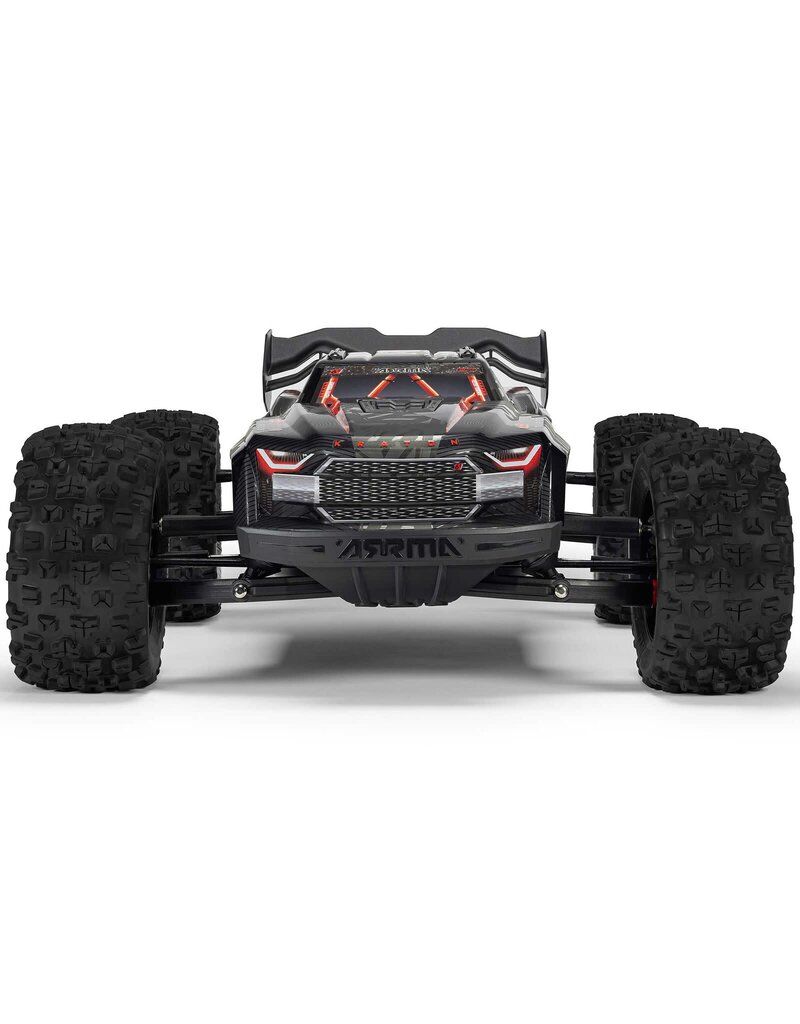 ARRMA ARA8708V6T1 1/8 KRATON 4X4 6S EXB BLX BRUSHLESS V6 SPEED TRUCK RTR, BLACK