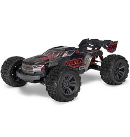 ARRMA ARA8708V6T1 1/8 KRATON 4X4 6S EXB BLX BRUSHLESS V6 SPEED TRUCK RTR, BLACK