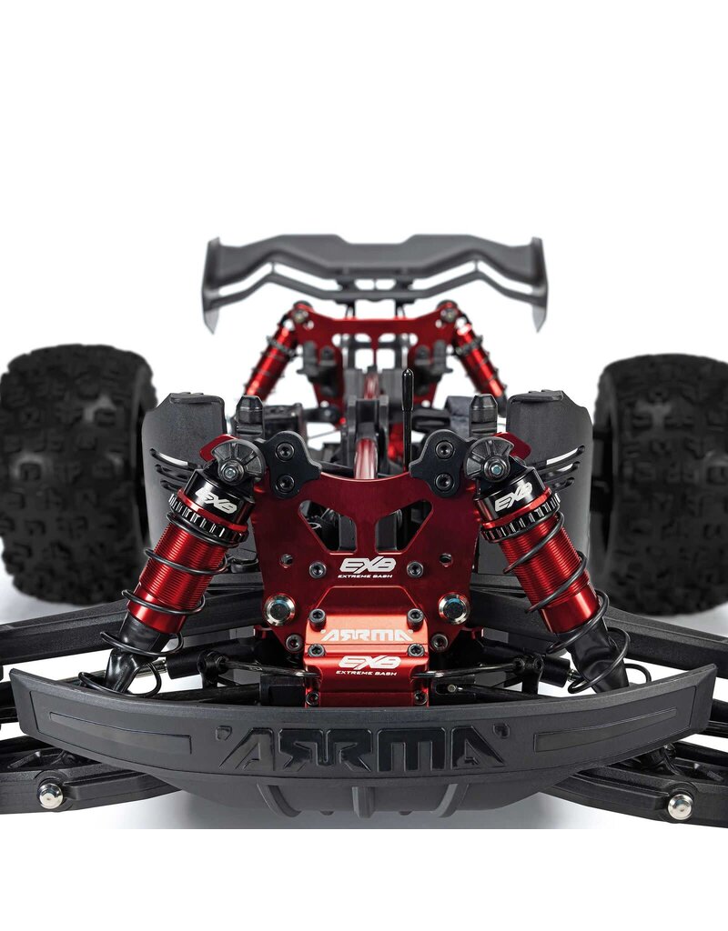 ARRMA ARA8708V6T1 1/8 KRATON 4X4 6S EXB BLX BRUSHLESS V6 SPEED TRUCK RTR, BLACK