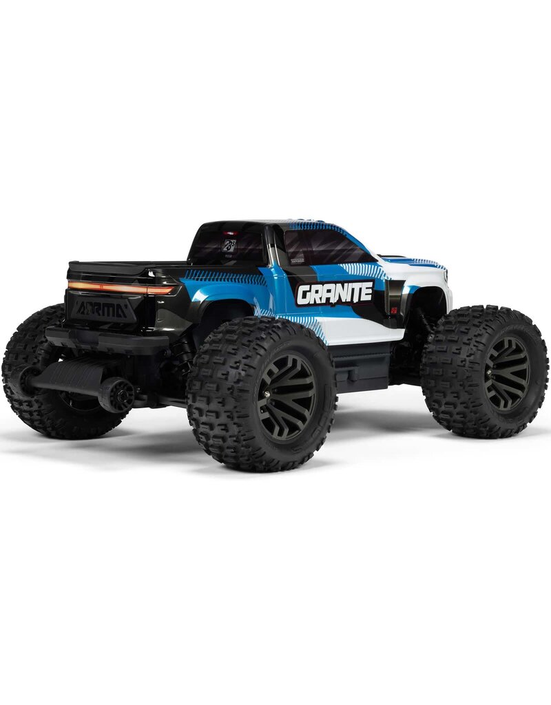 ARRMA ARA4302V4T1 1/10 GRANITE 4X4 223S BLX BRUSHLESS MONSTER TRUCK RTR WITH DSC: BLUE