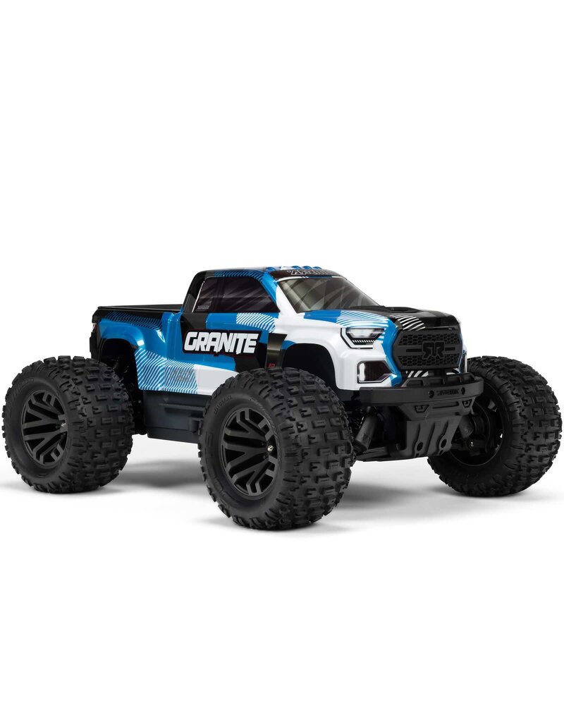 ARRMA ARA4302V4T1 1/10 GRANITE 4X4 223S BLX BRUSHLESS MONSTER TRUCK RTR WITH DSC: BLUE