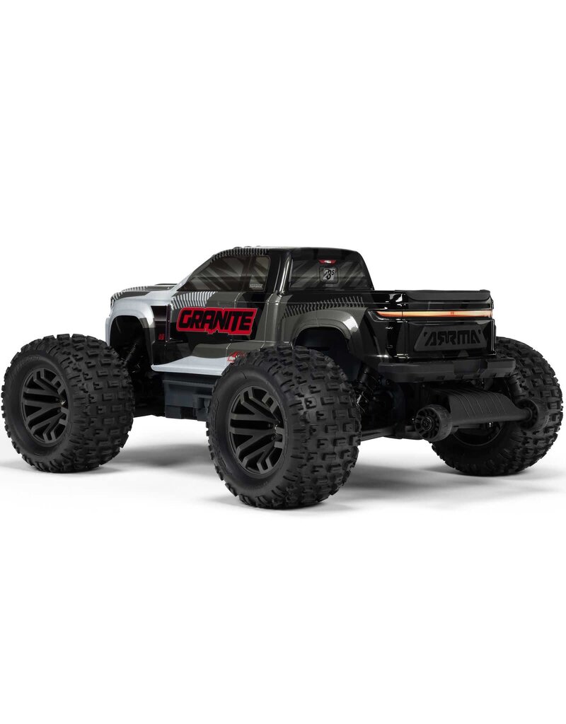 ARRMA ARA4302V4T3 1/10 GRANITE 4X4 223S BLX BRUSHLESS MONSTER TRUCK RTR WITH DSC: GUN METAL