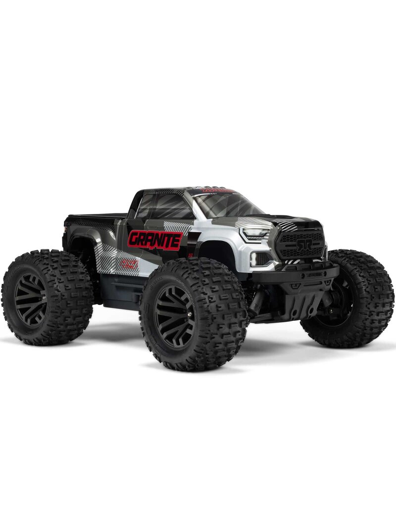 ARRMA ARA4302V4T3 1/10 GRANITE 4X4 223S BLX BRUSHLESS MONSTER TRUCK RTR WITH DSC: GUN METAL