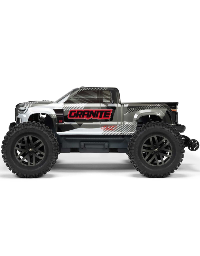 ARRMA ARA4302V4T3 1/10 GRANITE 4X4 223S BLX BRUSHLESS MONSTER TRUCK RTR WITH DSC: GUN METAL