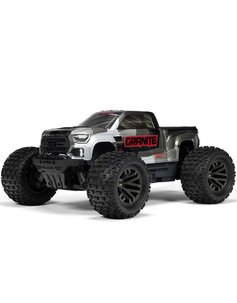 ARRMA ARA4302V4T3 1/10 GRANITE 4X4 223S BLX BRUSHLESS MONSTER TRUCK RTR WITH DSC: GUN METAL
