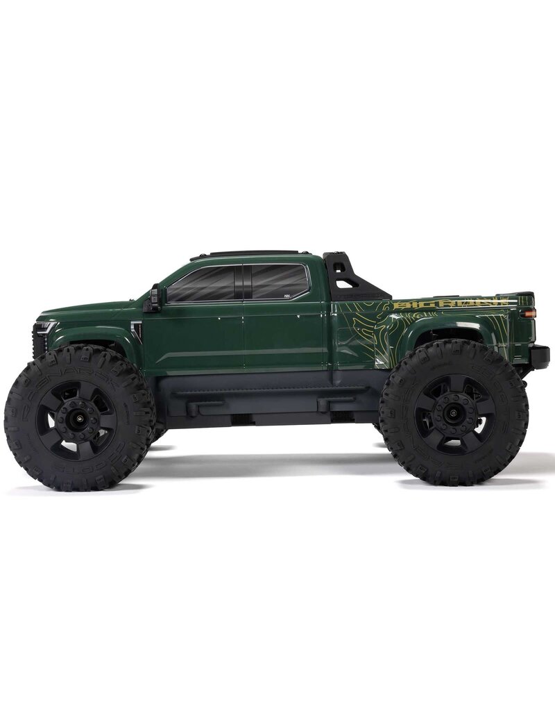 ARRMA ARA4312V4T2 1/10 BIG ROCK 4X4 223S BLX BRUSHLESS STREET TRUCK RTR WITH DSC: GREEN