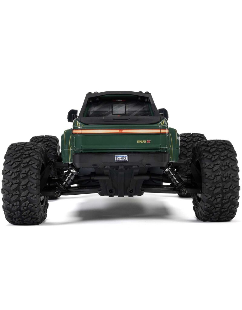 ARRMA ARA4312V4T2 1/10 BIG ROCK 4X4 223S BLX BRUSHLESS STREET TRUCK RTR WITH DSC: GREEN