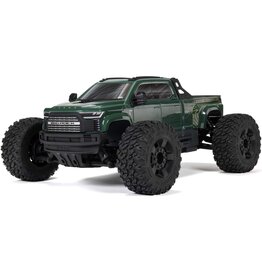 ARRMA ARA4312V4T2 1/10 BIG ROCK 4X4 223S BLX BRUSHLESS STREET TRUCK RTR WITH DSC: GREEN