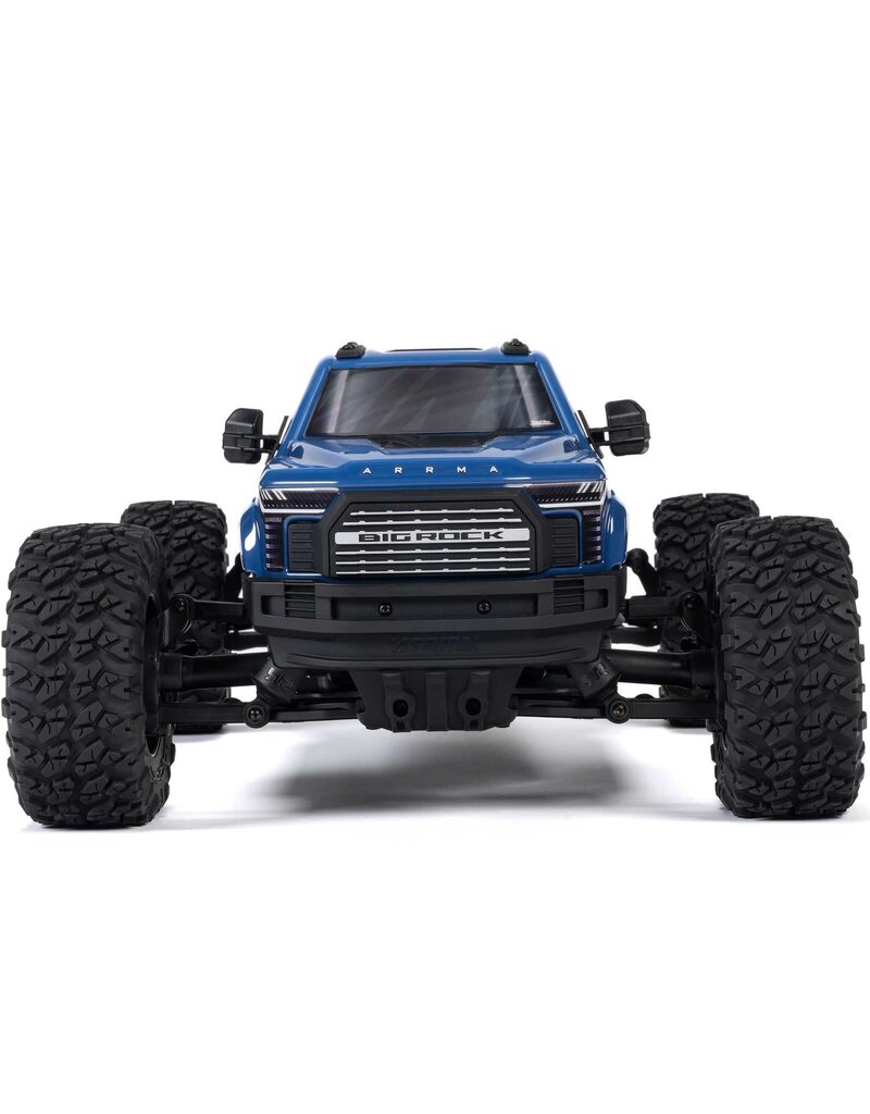 ARRMA ARA4312V4T3 1/10 BIG ROCK 4X4 223S BLX BRUSHLESS STREET TRUCK RTR WITH DSC: BLUE