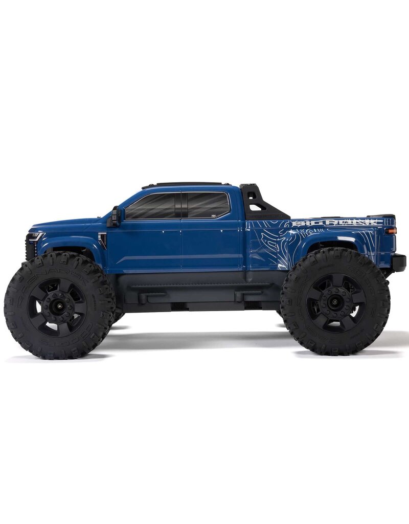 ARRMA ARA4312V4T3 1/10 BIG ROCK 4X4 223S BLX BRUSHLESS STREET TRUCK RTR WITH DSC: BLUE