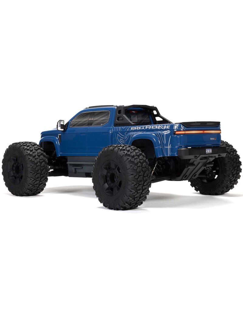 ARRMA ARA4312V4T3 1/10 BIG ROCK 4X4 223S BLX BRUSHLESS STREET TRUCK RTR WITH DSC: BLUE