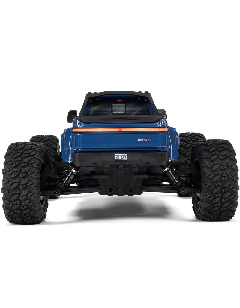 ARRMA ARA4312V4T3 1/10 BIG ROCK 4X4 223S BLX BRUSHLESS STREET TRUCK RTR WITH DSC: BLUE