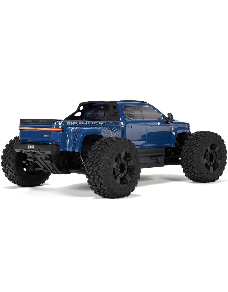 ARRMA ARA4312V4T3 1/10 BIG ROCK 4X4 223S BLX BRUSHLESS STREET TRUCK RTR WITH DSC: BLUE