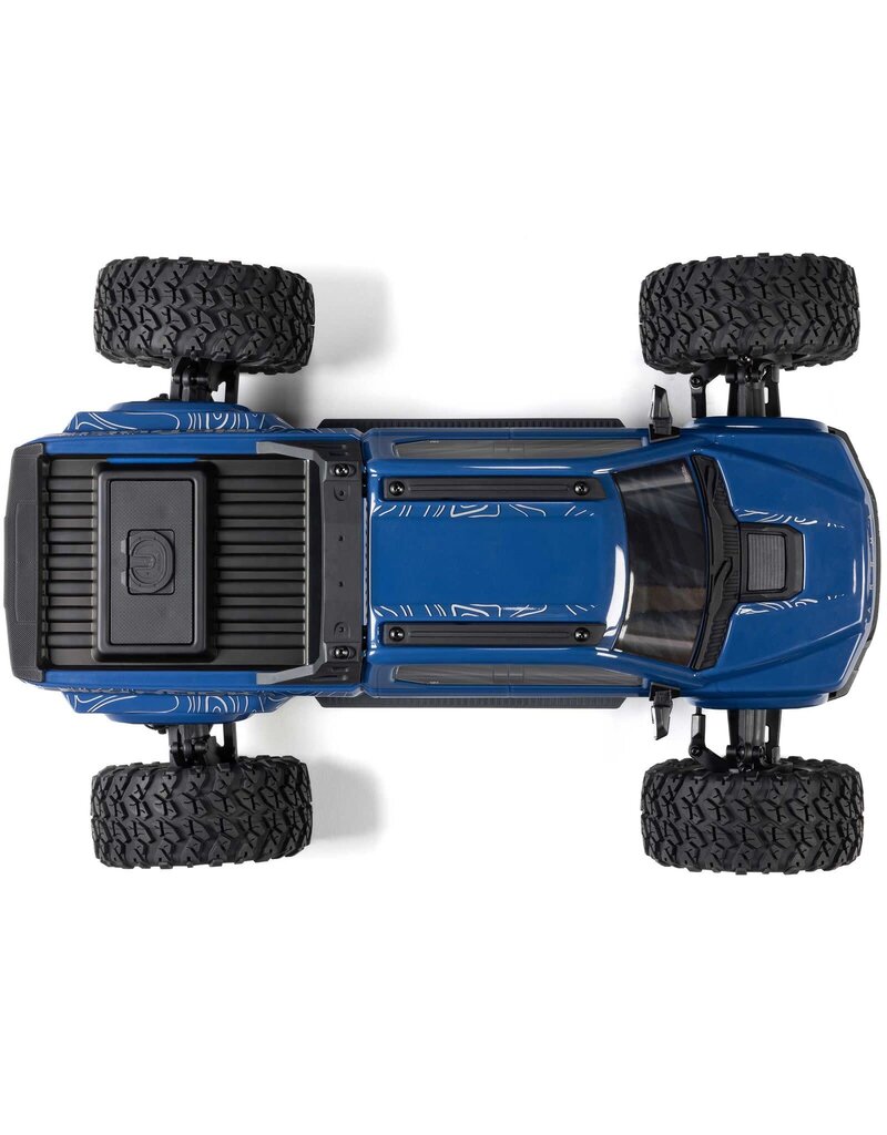 ARRMA ARA4312V4T3 1/10 BIG ROCK 4X4 223S BLX BRUSHLESS STREET TRUCK RTR WITH DSC: BLUE
