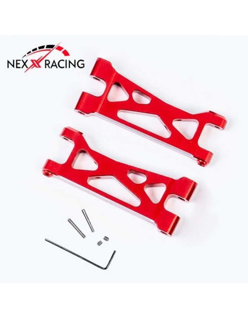 NEXX RACING NX-461-R REAR SUSPENSION ARMS MICRO-B: RED