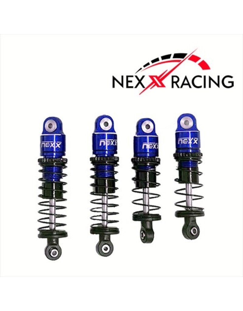 NEXX RACING NX-456-BL OIL SHOCK SET MICRO-B: BLUE