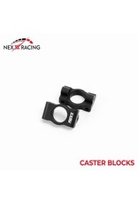 NEXX RACING NX-462-B ALUMINUM CASTER BLOCK MICRO-B: BLACK