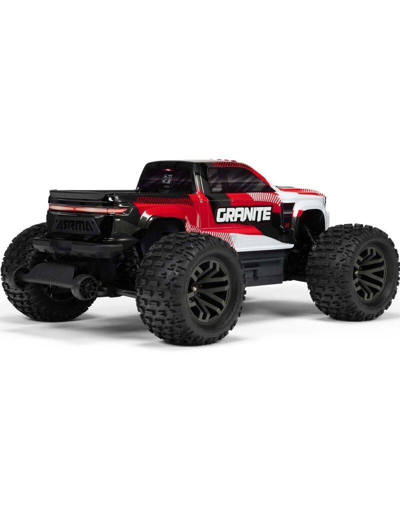 ARRMA ARA4302V4T2 1/10 GRANITE 4X4 223S BLX BRUSHLESS MONSTER TRUCK RTR WITH DSC: RED
