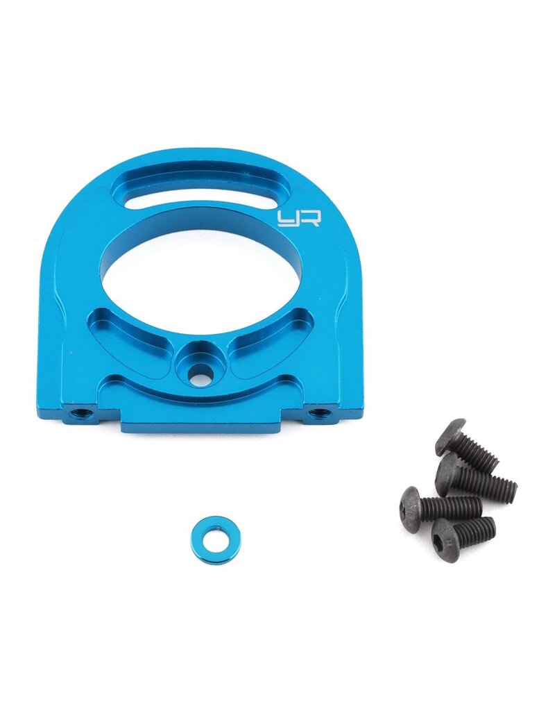 YEAH RACING YEA-TT02-013BU TAMIYA TT-02 ADJUSTABLE ALUMINUM MOTOR MOUNT (BLUE)
