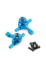 YEAH RACING YEA-TT02-006BU  TAMIYA TT-02 ALUMINUM STEERING KNUCKLE SET (BLUE) (2)